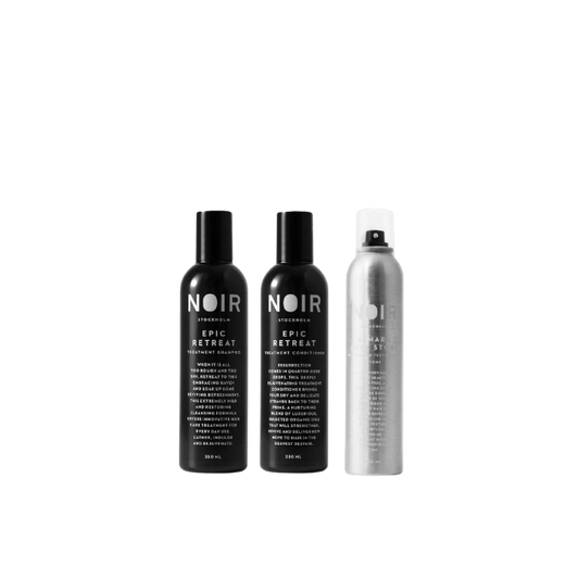Voordeelbundel NOIR Stockholm! Epic Retreat Treatment Shampoo & Conditioner + Sahara Love Story