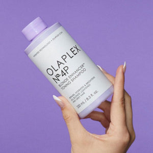 2x Olaplex® No.4P Blonde Enhancer Toning Shampoo
